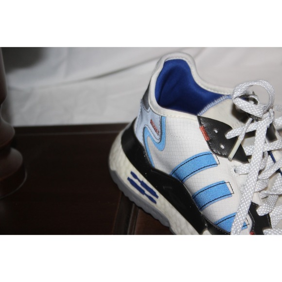 adidas gazelle silver green womens Adidas x Star Wars Nite Jogger R2D2 Trainers main image 0